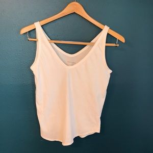 Everlane double v tank top